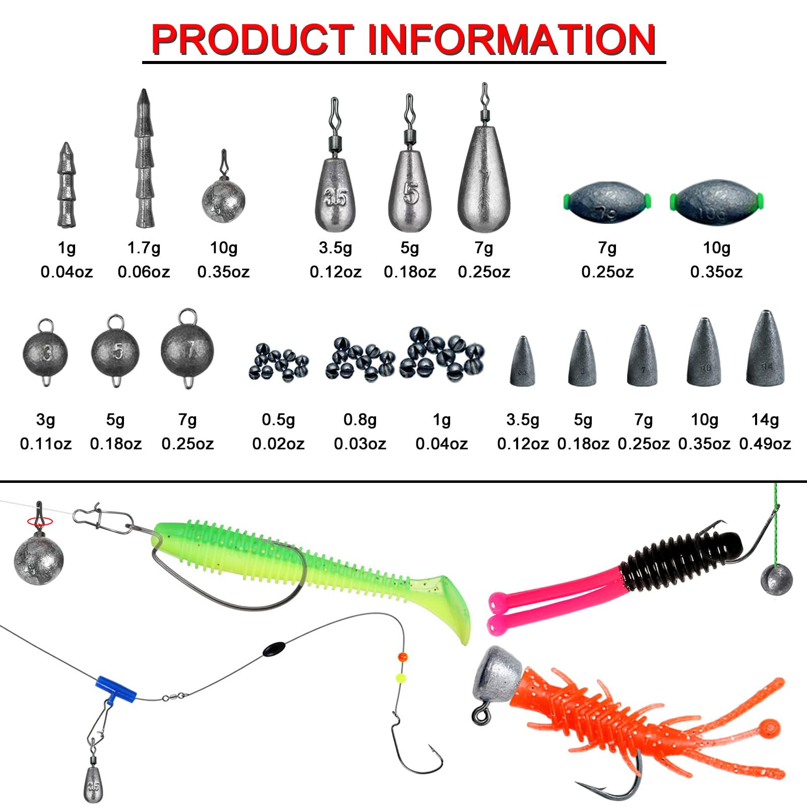 491 Stück Angeln Köder Set Gemischt, AngelKöder Kit mit Tackle Box Enthält Angelzubehör Wobbler Forellenköder Jigköpfe Blinker Angeln Angelhaken Set Angelwirbel Angelblei