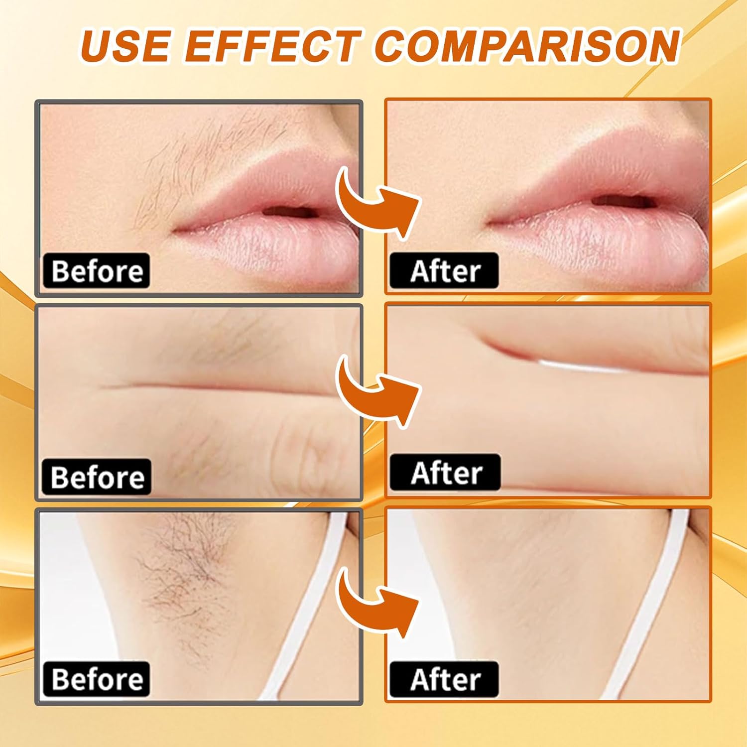 Joy Facial Hair Remover,Joy Cream Facial Hair Removal,Gentle Facial Hair Removal for Women,60s Fast Painless Hairs Removers for Body Face Lips(3pcs)