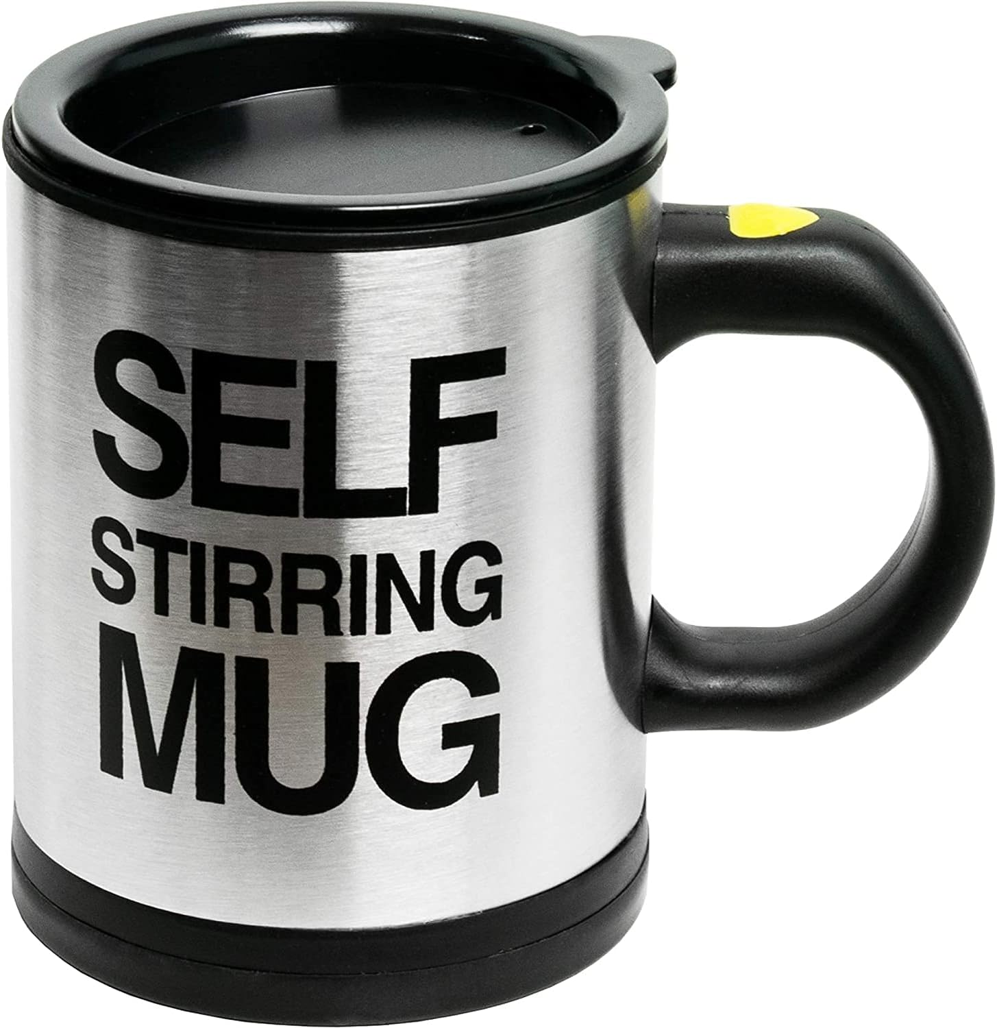 BHADANI SALES Self Stirring Coffee Mug Cup - Funny Electric Stainless Steel Automatic Self Mixing & Spinning Home Office Travel Mixer Cup Best Cute Christmas Birthday Gift Idea for Men Women Kids 8 oz