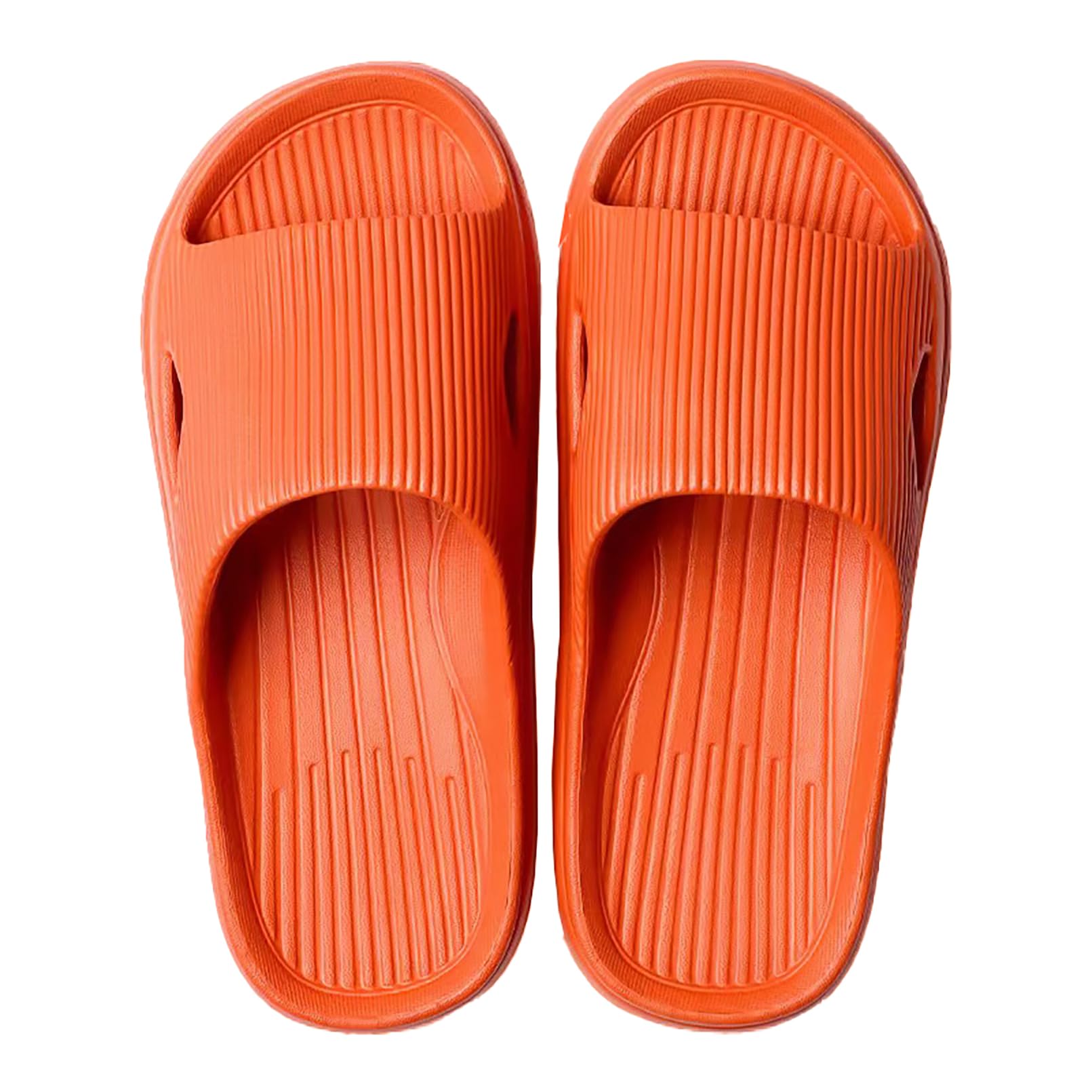 Women's Anti-Skid Slippers, Women's Home Slippers, Bathroom Anti-Skid Slippers (Orange)
