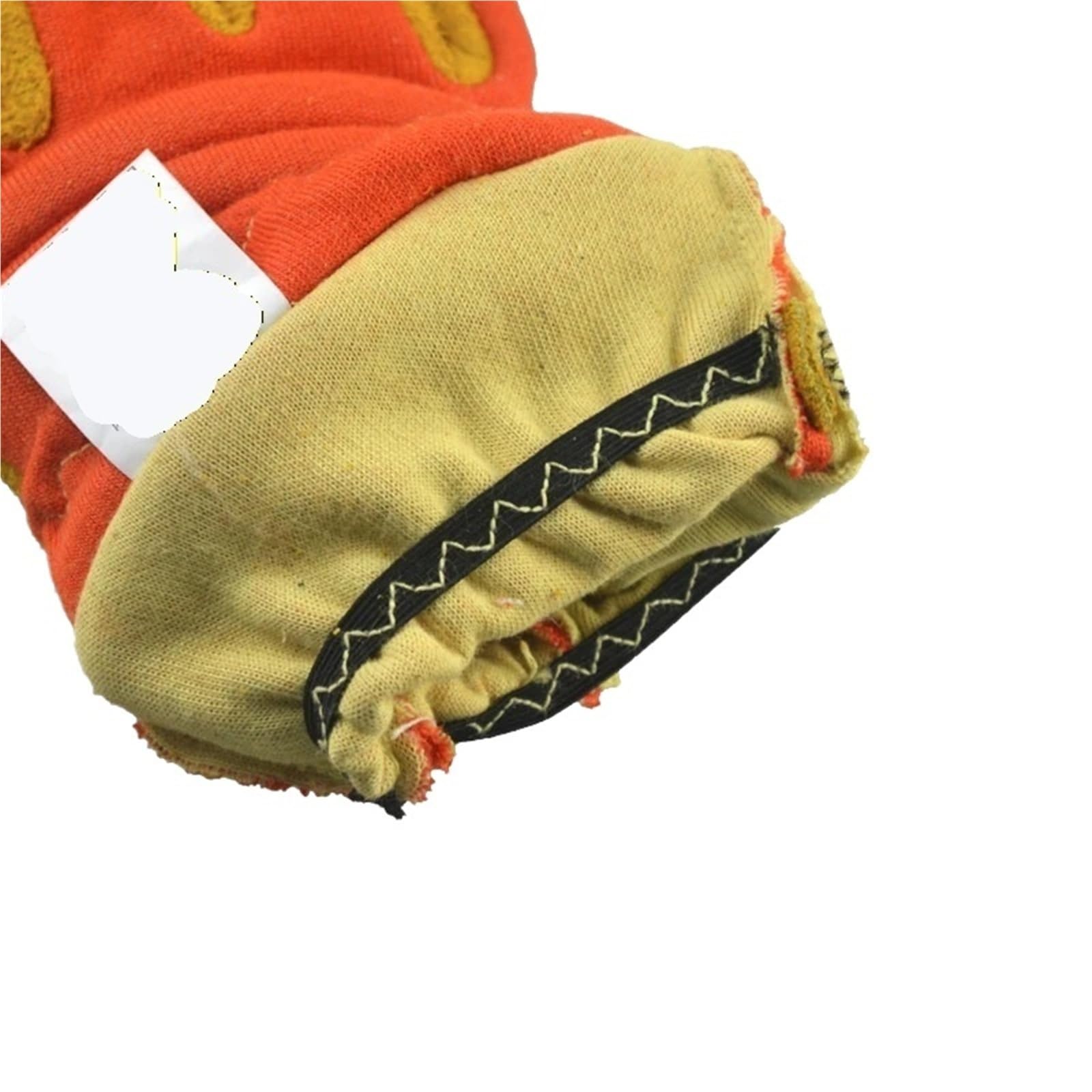 Genérico Compatible con 1 par de guantes anticortes ignífugos, guantes de rescate con aislamiento térmico de aramida de piel de vaca(L)