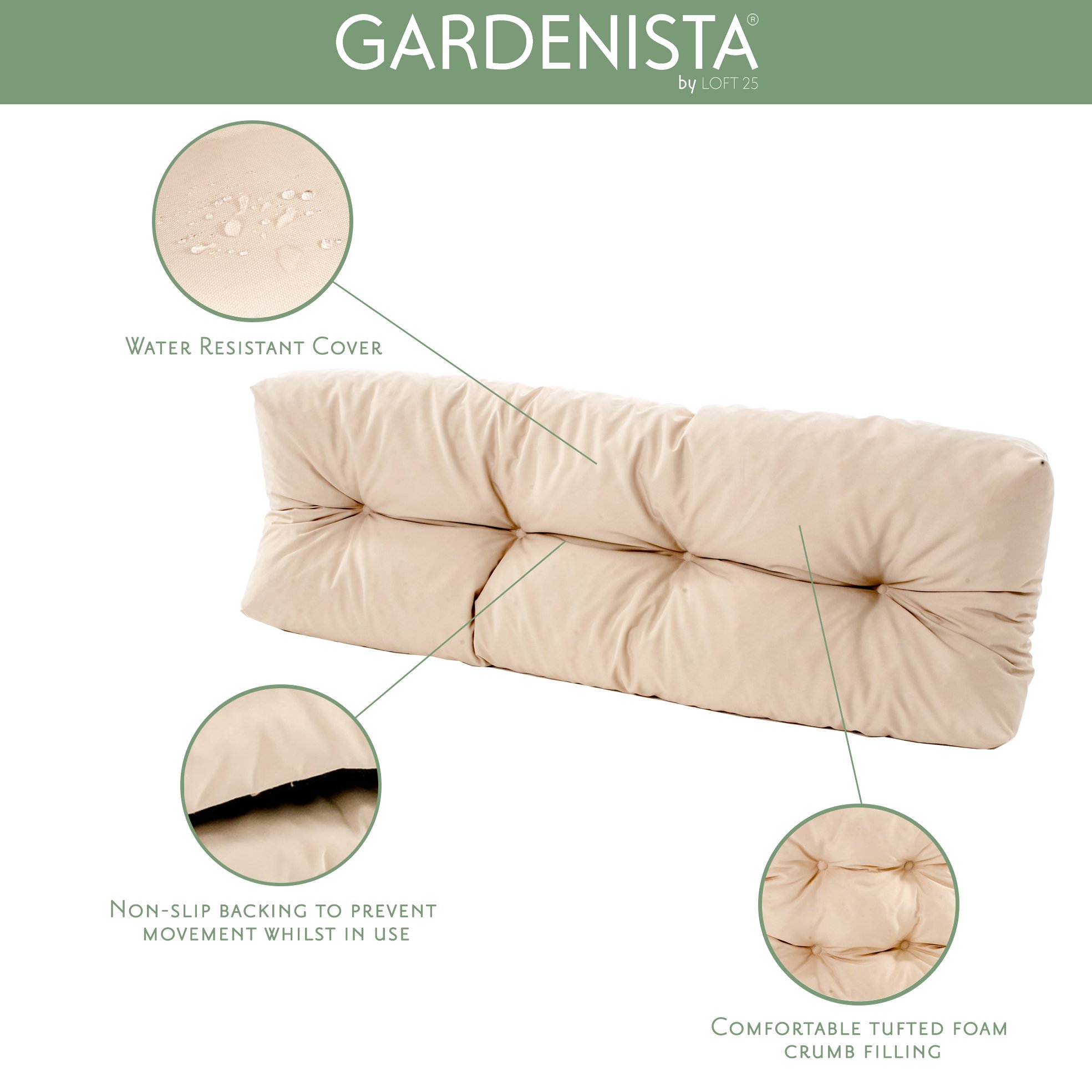 Gardenista Garden Pallet Cushions Furniture For Standard Euro Water