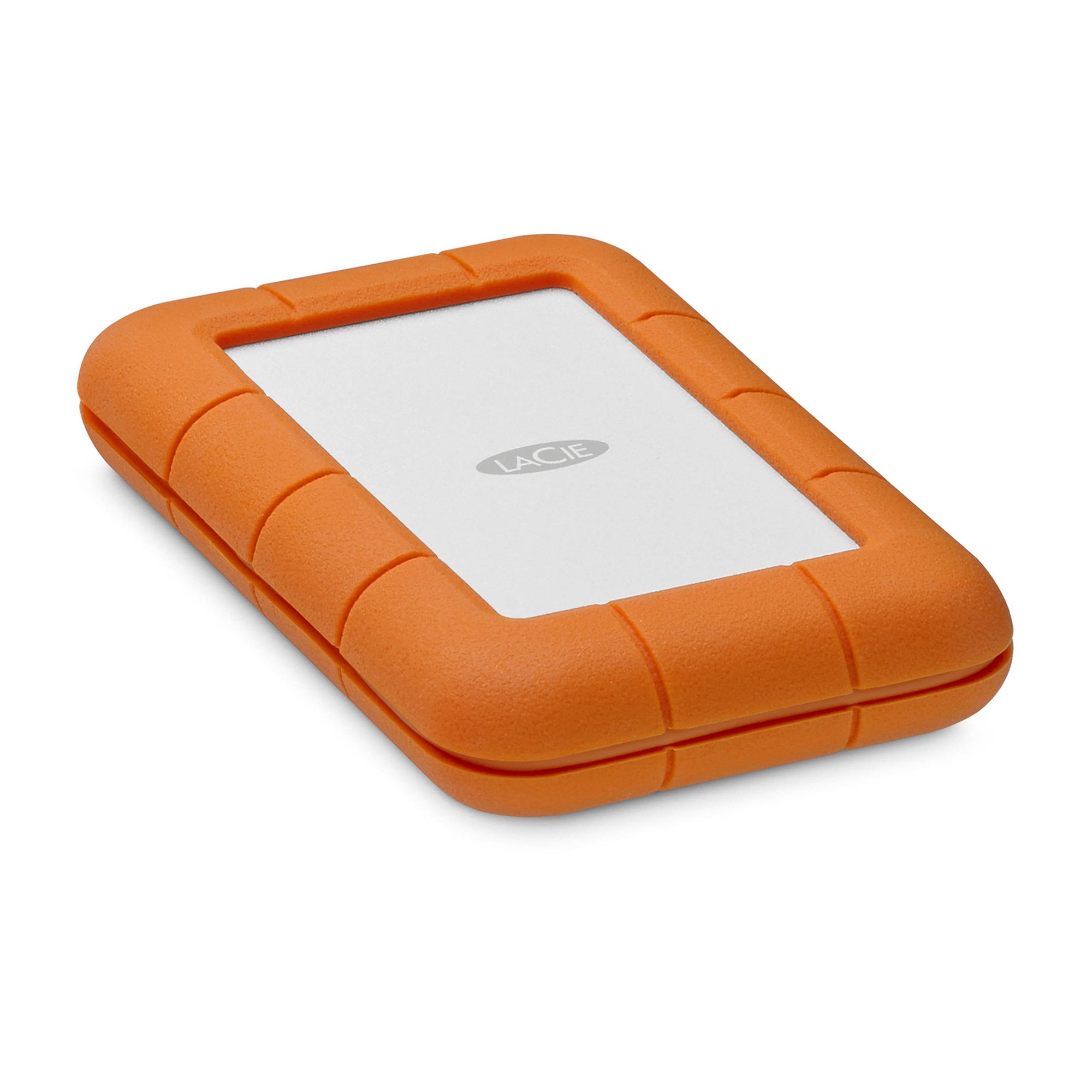 LaCie Rugged Thunderbolt USB-C - Disco Duro Externo portátil de 2 TB, Compatible con USB 3.0, Resistente al Agua, Resistente al Agua, estación de Trabajo para computadora Mac y PC, 1 Mes Adobe CC