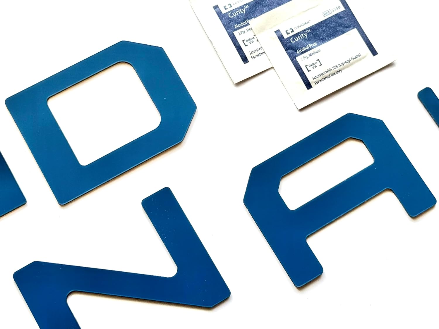 Chrome Rear Tailgate Letters Compatible with Tun_dra 2022-Up SelfadhesiveABS Plastic Inserts