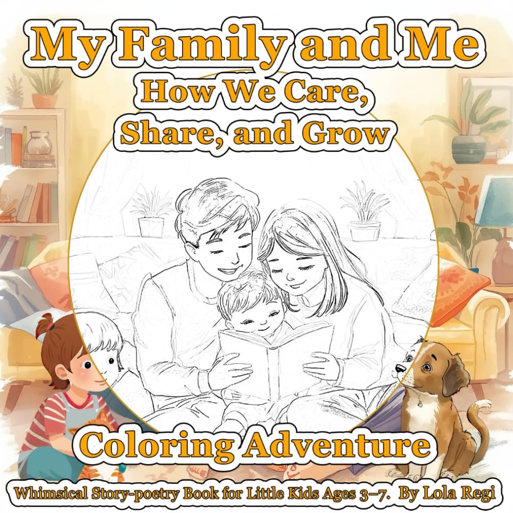 My Family and Me: How We Care, Share, and Grow Coloring Adventure