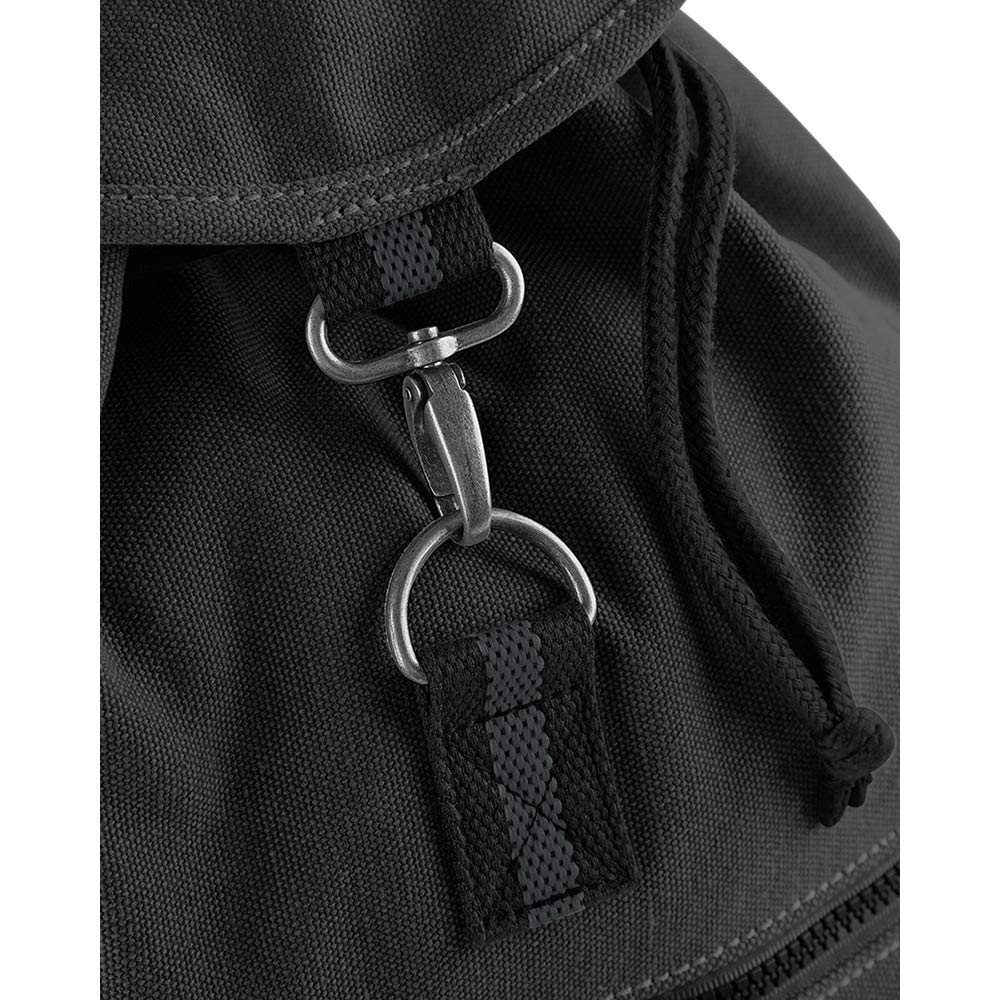 Quadra Vintage Segeltuch Rucksack - 18 Liter