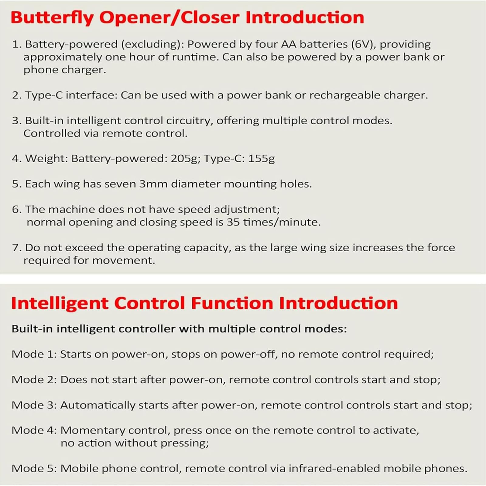 Ouvre-tout papillon artificiel avec télécommande, 35 fois/minute, battement automatique, décoration DIY pour mariages, fêtes, expositions d'art
