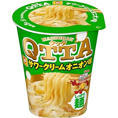 マルちゃん MARUCHAN QTTA サワークリームオニオン味 ( 82g×12個 /カップ麺 ) カップラーメン インスタントラーメン ラーメン 箱買い 東 …