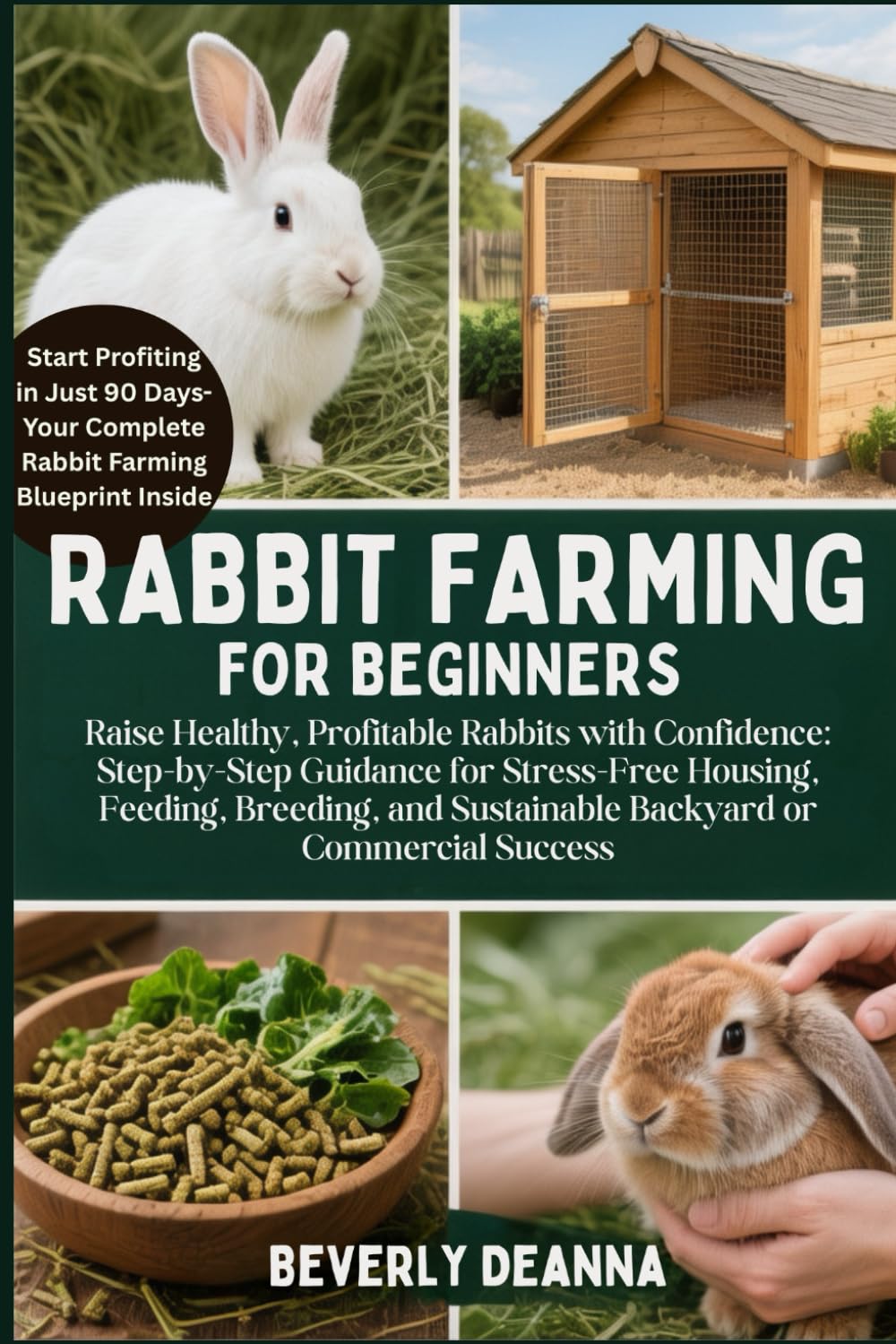 RABBIT FARMING FOR BEGINNERS: Raise Healthy, Profitable Rabbits with Confidence: Step-by-Step Guidance for Stress-Free Housing, Feeding, Breeding, and Sustainable Backyard or Commercial Success