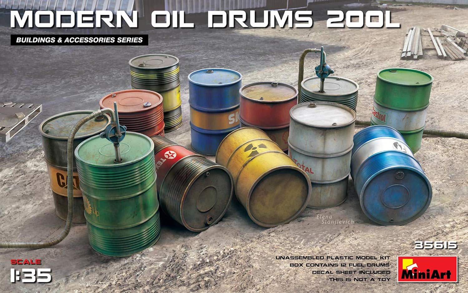 Miniart 1:35 - Modern OilDrums (200l)