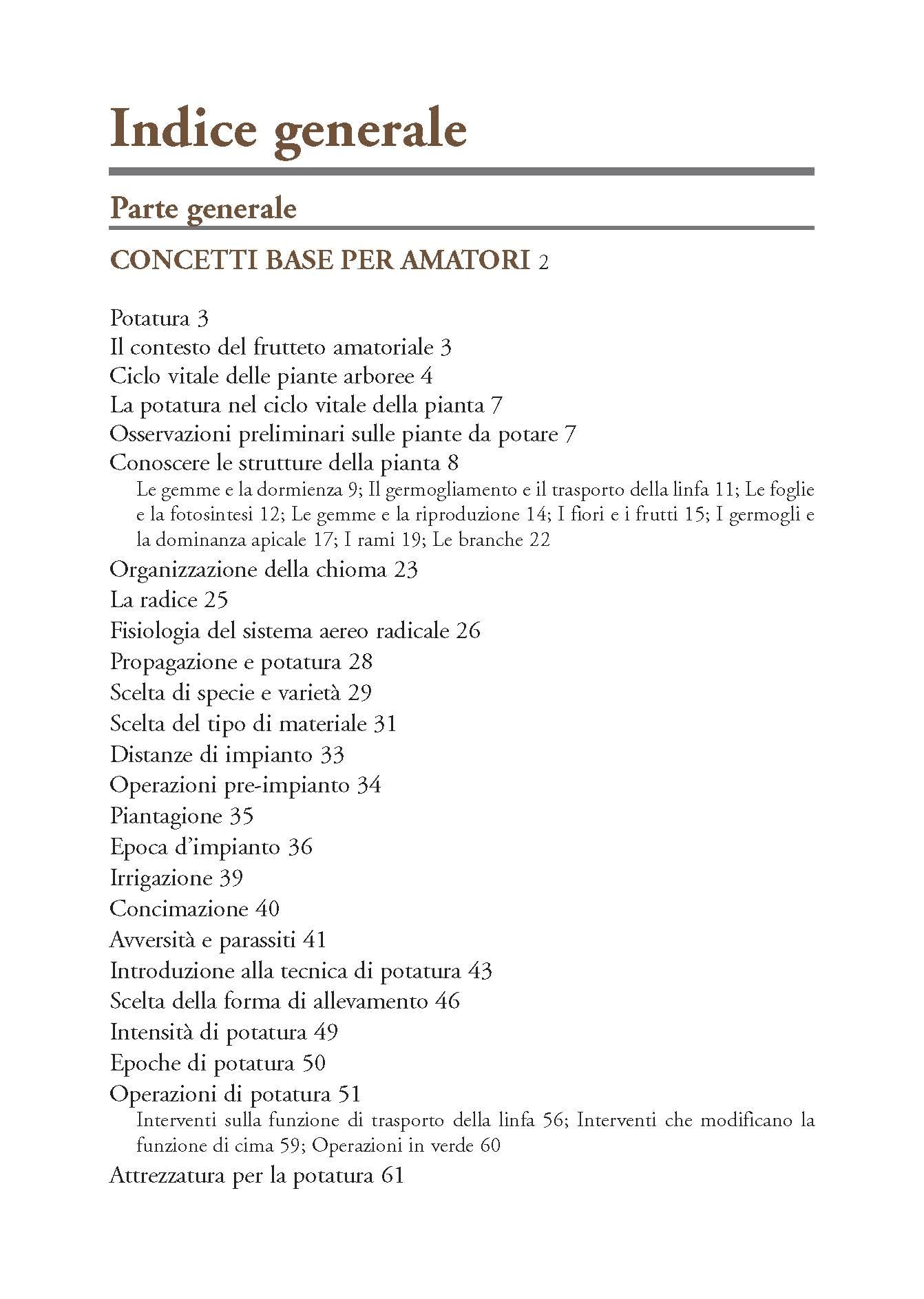 La potatura. Piante da frutto, vite e olivo. Nel frutteto e in giardino