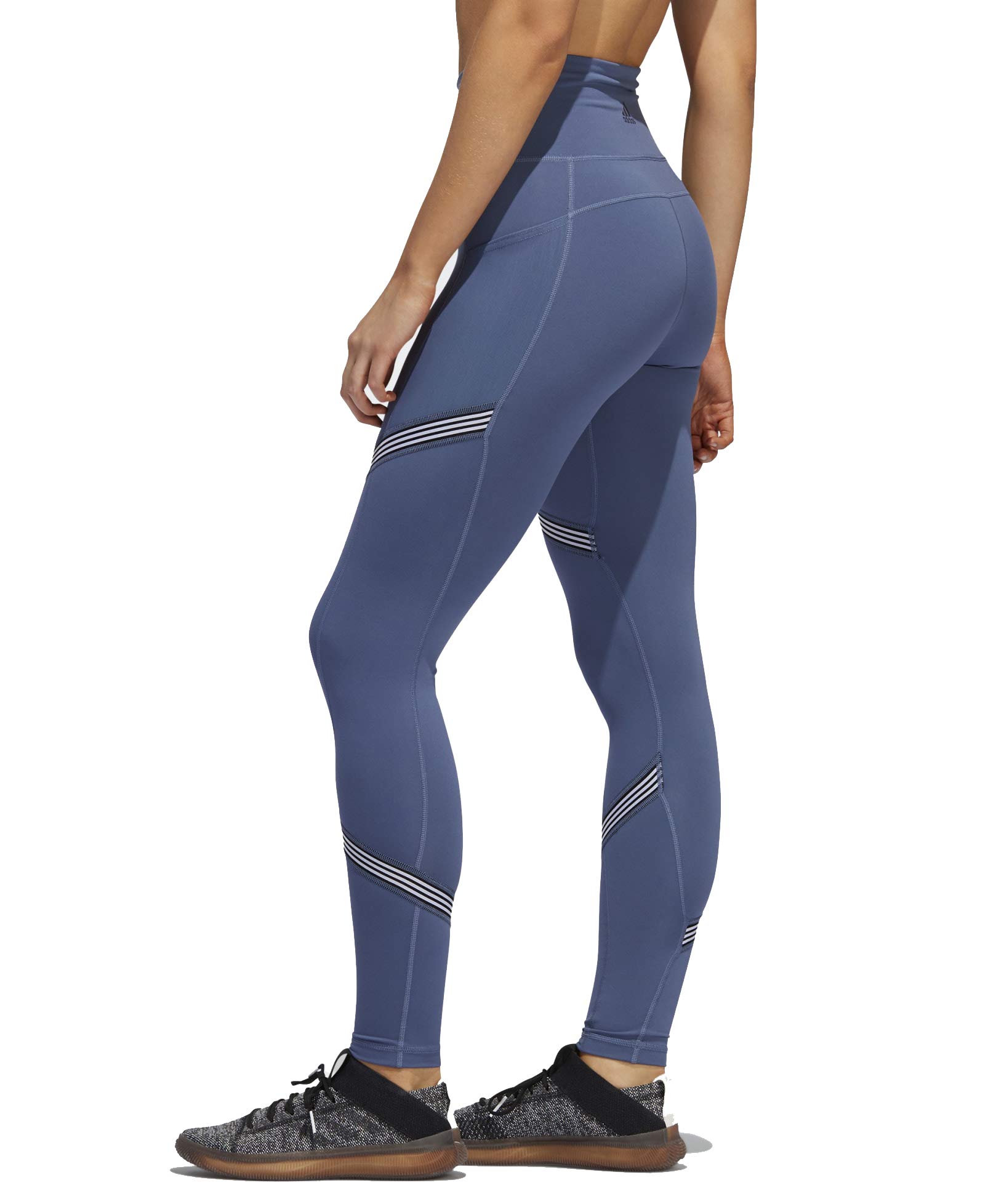 Mallas adidas W BT HR 3S TGT de mujer mallas azules running talla M 5
