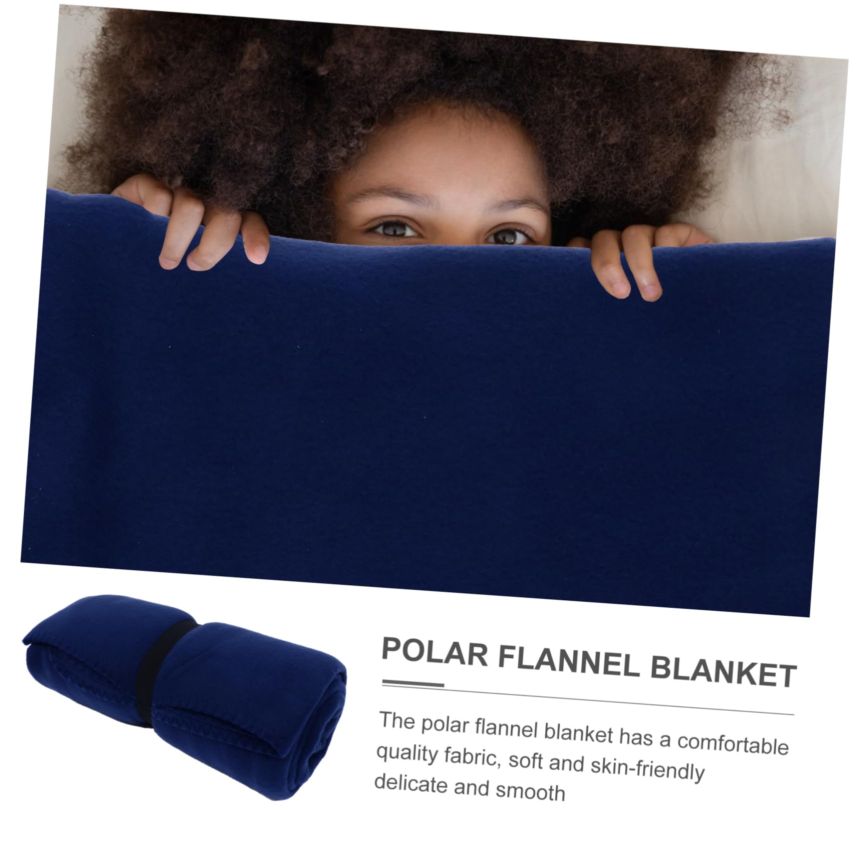 Hemobllo Solid Color Polar Fleece Sleeping Blanket for Outdoor Camping Lightweight Cozy Throw Blanket for Indoor Use Breathable Warmth for Chilly Weather for Travel and Naps