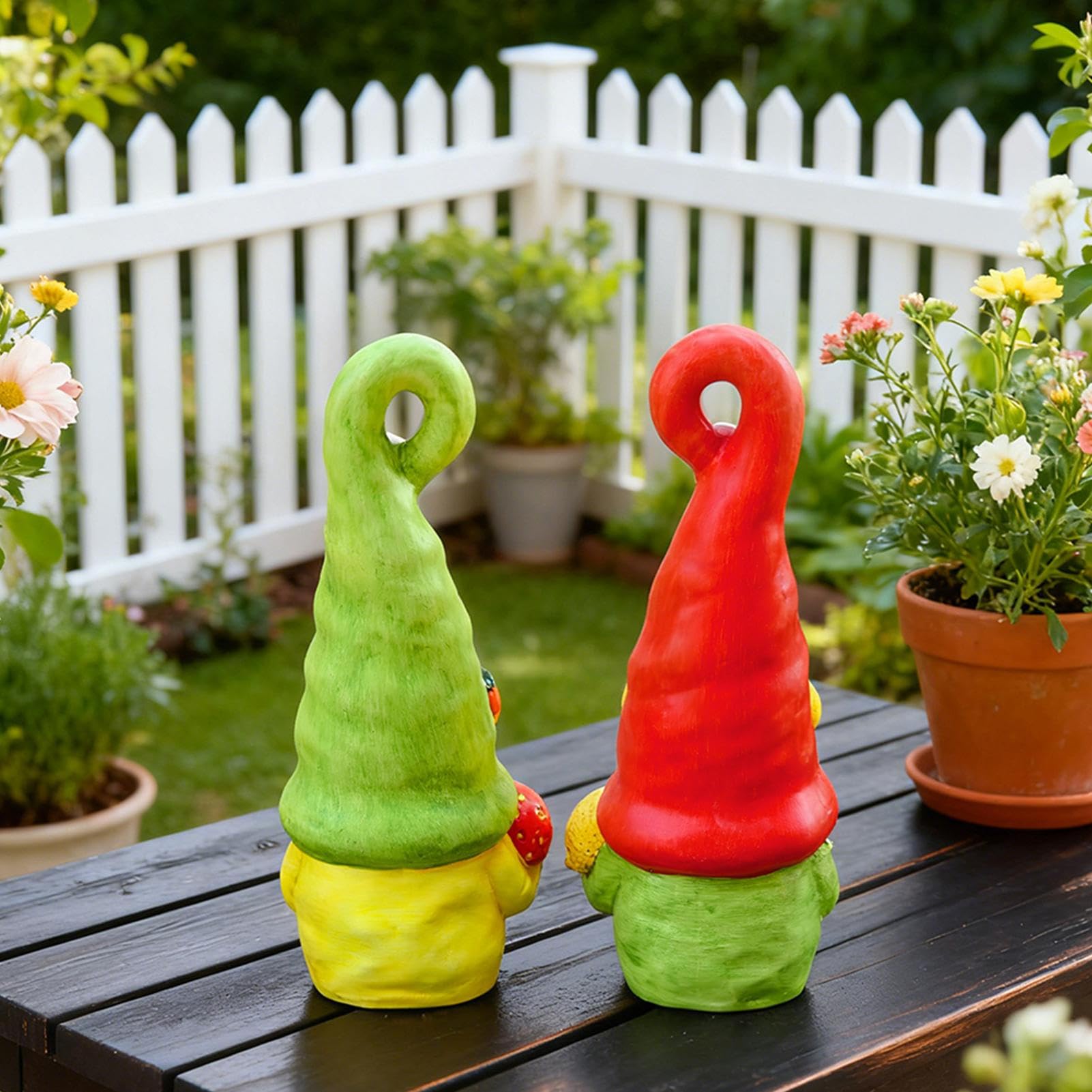 Statuette de GNOME Nain de Jardin Décoratif en Céramique