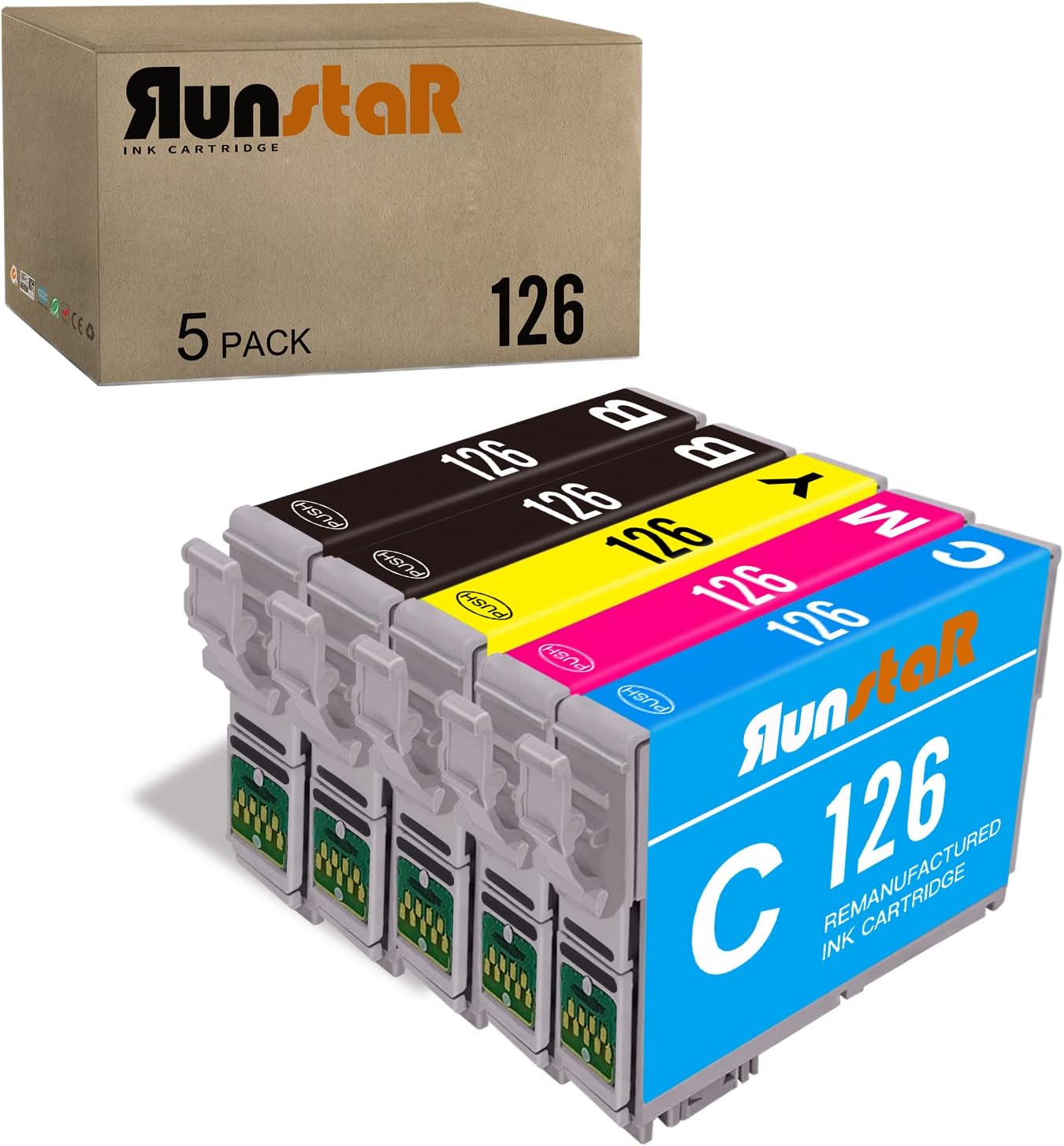 Run Star T069 Remanufactured Ink Cartridge Replacement for