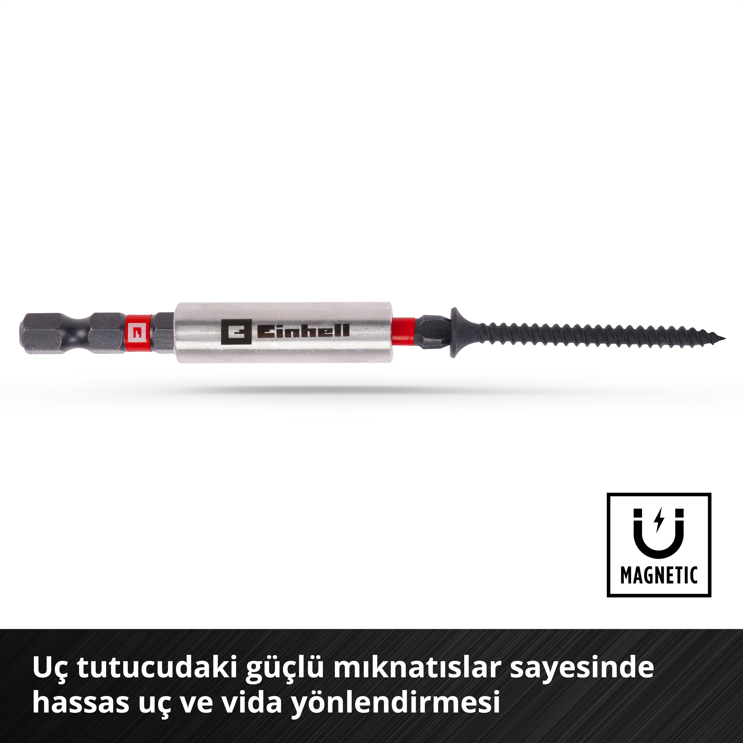 Orijinal Einhell M-CASE 38-Parça Darbeye Dayanıklı Uç Seti (25 mm, 50 mm Ve 90 mm Uçlar, Altıgen Lokmalar, 60 mm Uç Tutucu, Saklama Kutusu Dahil) - 49109250