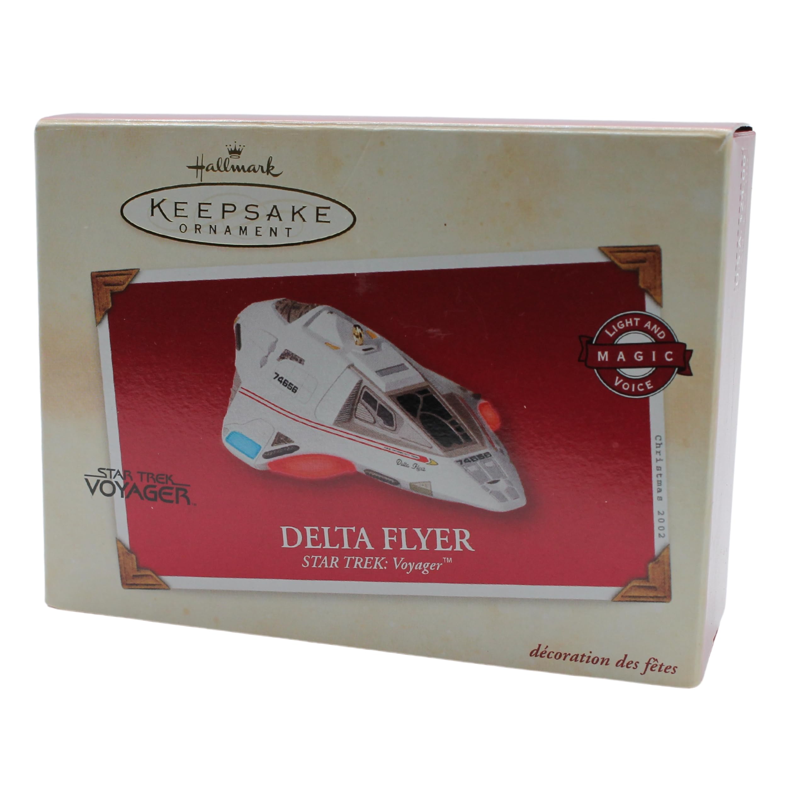 Hallmark Ornament: 2002 Delta Flyer | QLX7663 | Star Trek