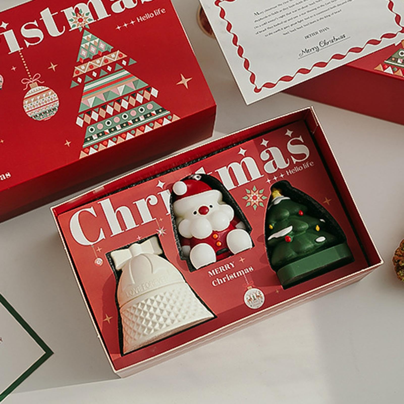 Festive, 3 Profumate Portatili per per Aromaterapia del Festival di Natale, Decorazioni di Capodanno, Ornamento di Fragranti Fatte a Mano