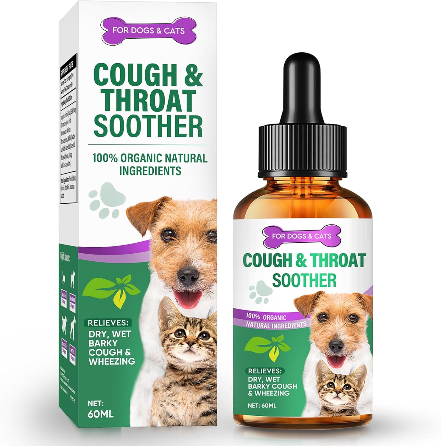 FILBA Throat Soother Drop for Dogs, Natural Throat