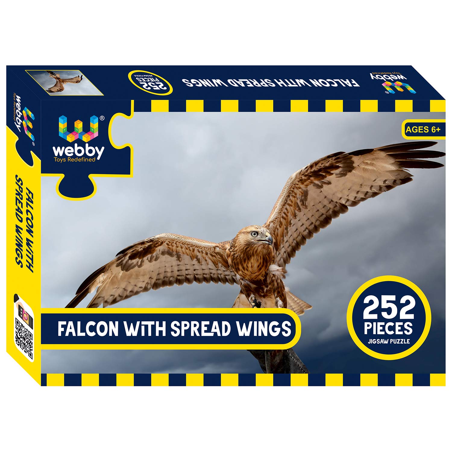 Webby Falcon with Spread Wings Jigsaw Puzzle, 252 Pieces (B08DD82L37) Amazon Price History, Amazon Price Tracker