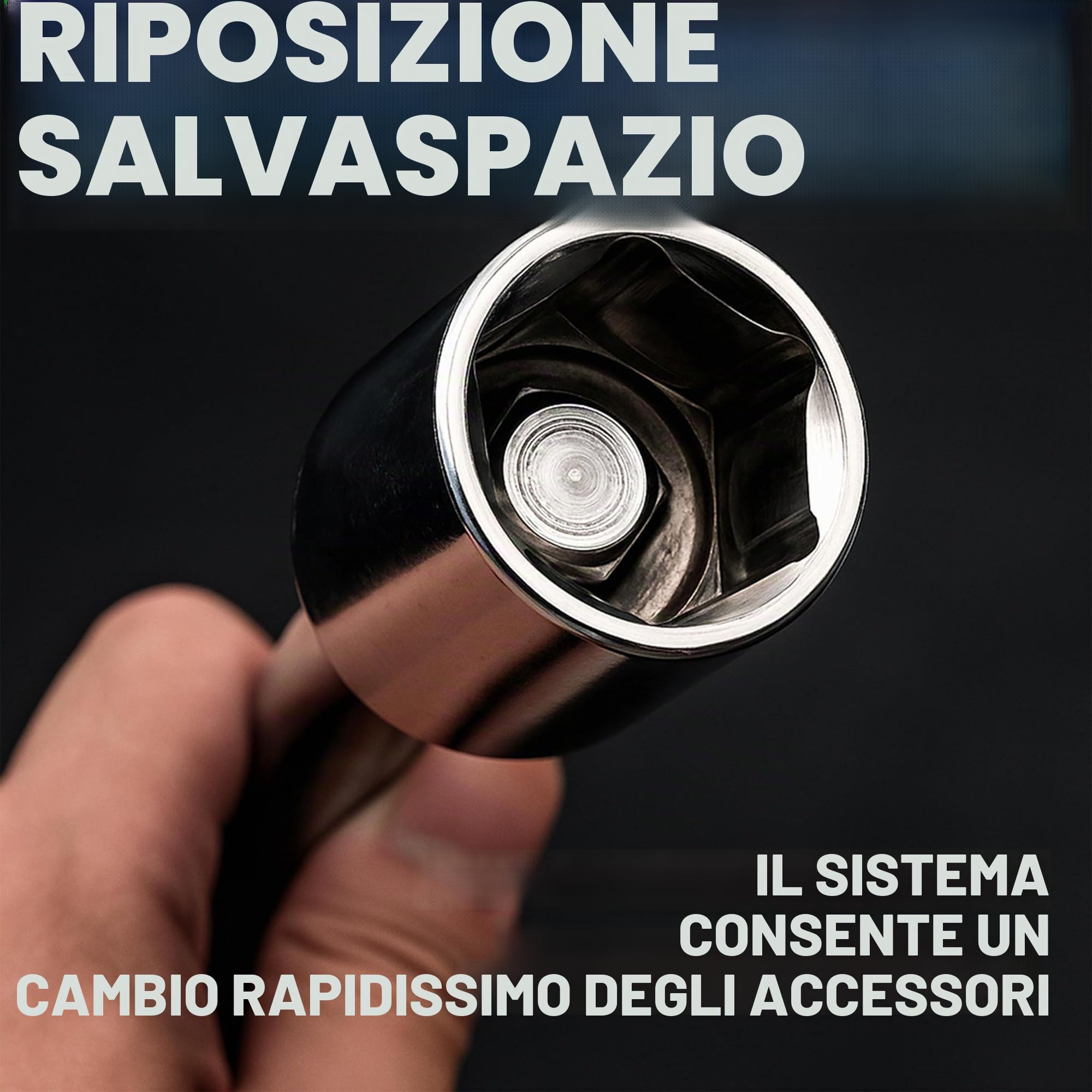 Retoo Chiave per Ruote Auto, Chiave Estensibile Per Dadi Ruota da 17/19mm e 21/23mm Regolabile 350-500 mm, Impugnatura Antiscivolo Gommata, 1/2" Acciaio Cromato, Attrezzo Veicoli Officina Moto