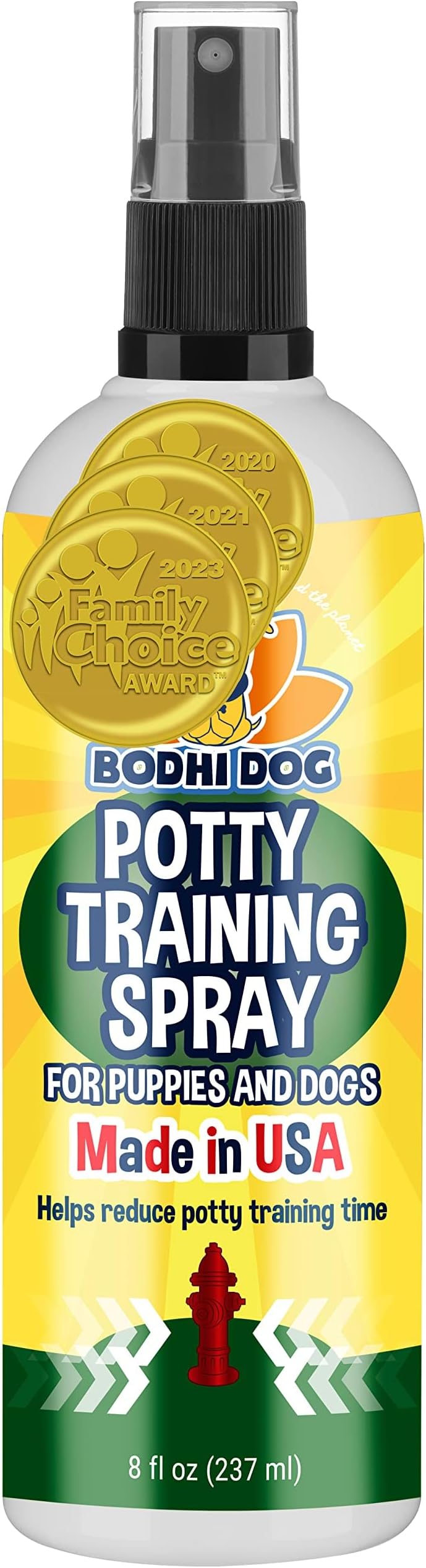 Bodhi Dog Potty Training Spray | Indoor Outdoor Potty Here Training Aid for Dogs & Puppies | Puppy Potty Training for Potty Pads 8oz, 1 Piece