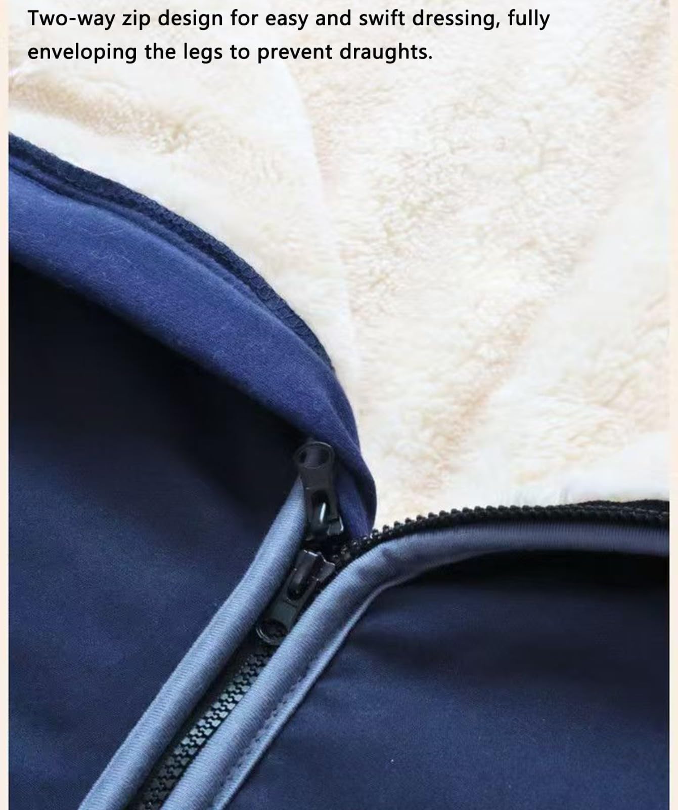BLUEZY Manta para Silla De Ruedas De Invierno, A Prueba De Viento, Calor para Silla De Ruedas, Manta para Piernas, Manta para Regazo para Ancianos, Funda Cálida para Silla De Rueda