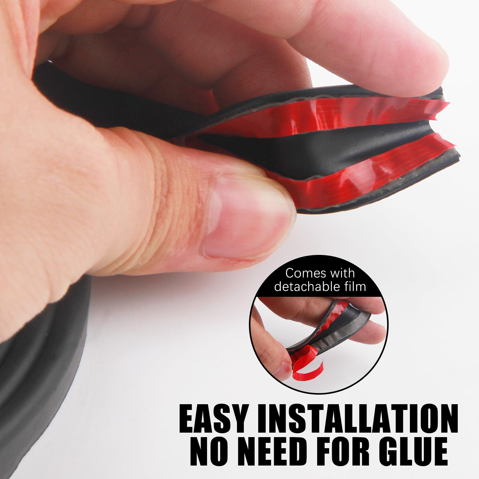 Joint Pour Bord De Tôle Protection Des Bords De Portière De Voiture, 1,5 Mm X 300 Cm, En Caoutchouc, En Forme De U, Protection Des Bords Pour Tôles, Portières, Trappes, Coins De