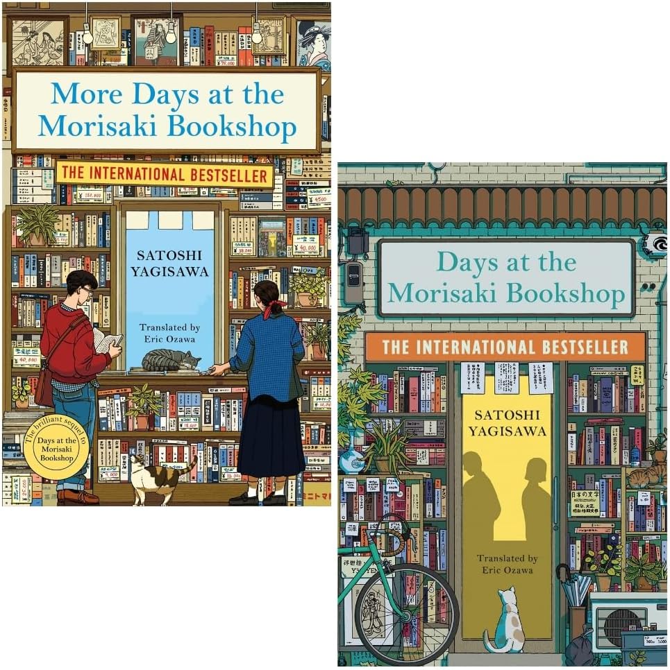 Satoshi Yagisawa Collection 2 Books Set (Days at the Morisaki Bookshop, More Days at the Morisaki Bookshop)
