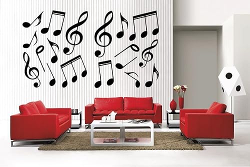 Miniatura 3 de Calcomanía de vinilo removible estilo música Home Décor, tamaño grande Música 3,Music 1,Música 11,Música 2,Música 4,Música 5,Música 6,Música