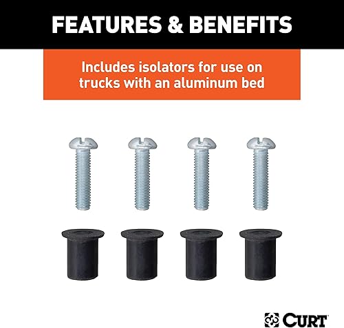 Miniatura 5 de CURT 57010 Extensión de arnés de cableado de remolque de 7 pines para caja de camión de 10 pies, Ford F-150, F-250, F-350 Super Duty
