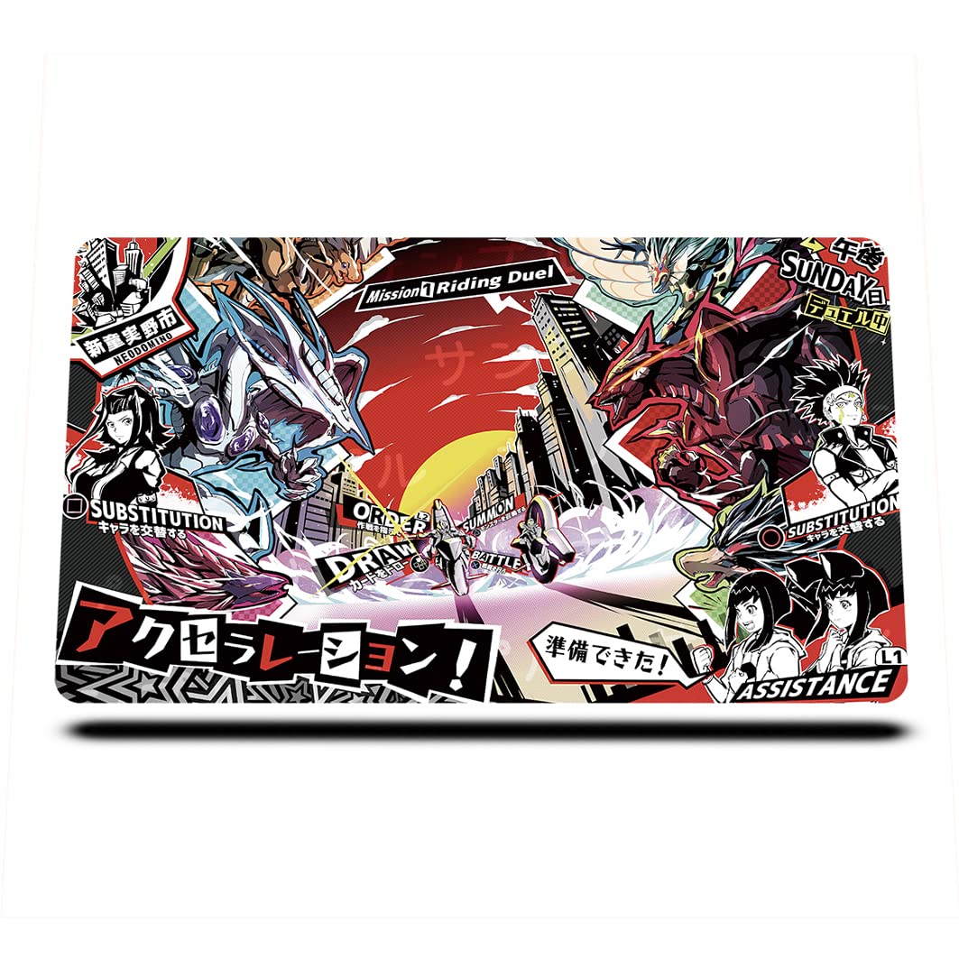 Amazon | プレイマット マウスパット 遊戯王5ds ペルソナ 高級 専用 60 