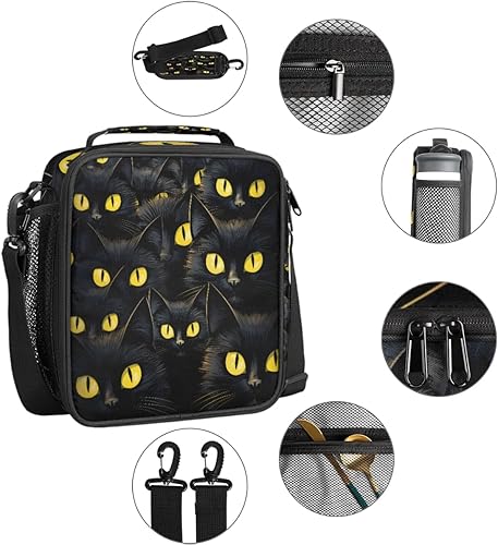 Miniatura 2 de Dog Husky - Lonchera para niños, bonita bolsa de almuerzo para cachorros para niñas y niños, lonchera congelable aislada con correa de hombro