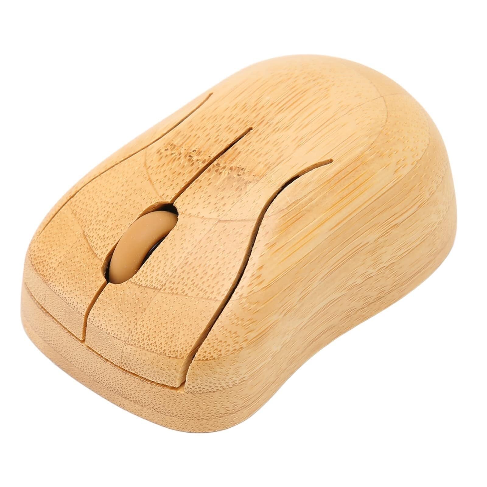 Ergonómicos Conjunto De Ratón Y Teclado, Combinación De Teclado, Ratón, Equipo Informático, Madera De Bambú Jugar Trabajar