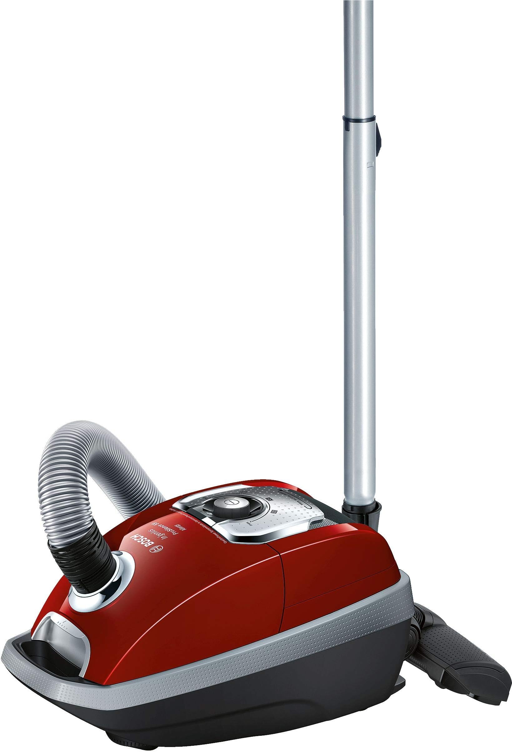 Bosch 650W Bagged Vacuum Cleaner, Red, BGL8SI59GB"Min 1 year manufacturer warranty"