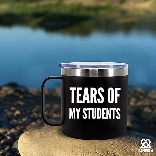 Miniatura 7 de Tears Of My Students - Taza térmica de 14 onzas con tapa de asa para profesores, regalos para profesores de estudiantes, para graduación, día de