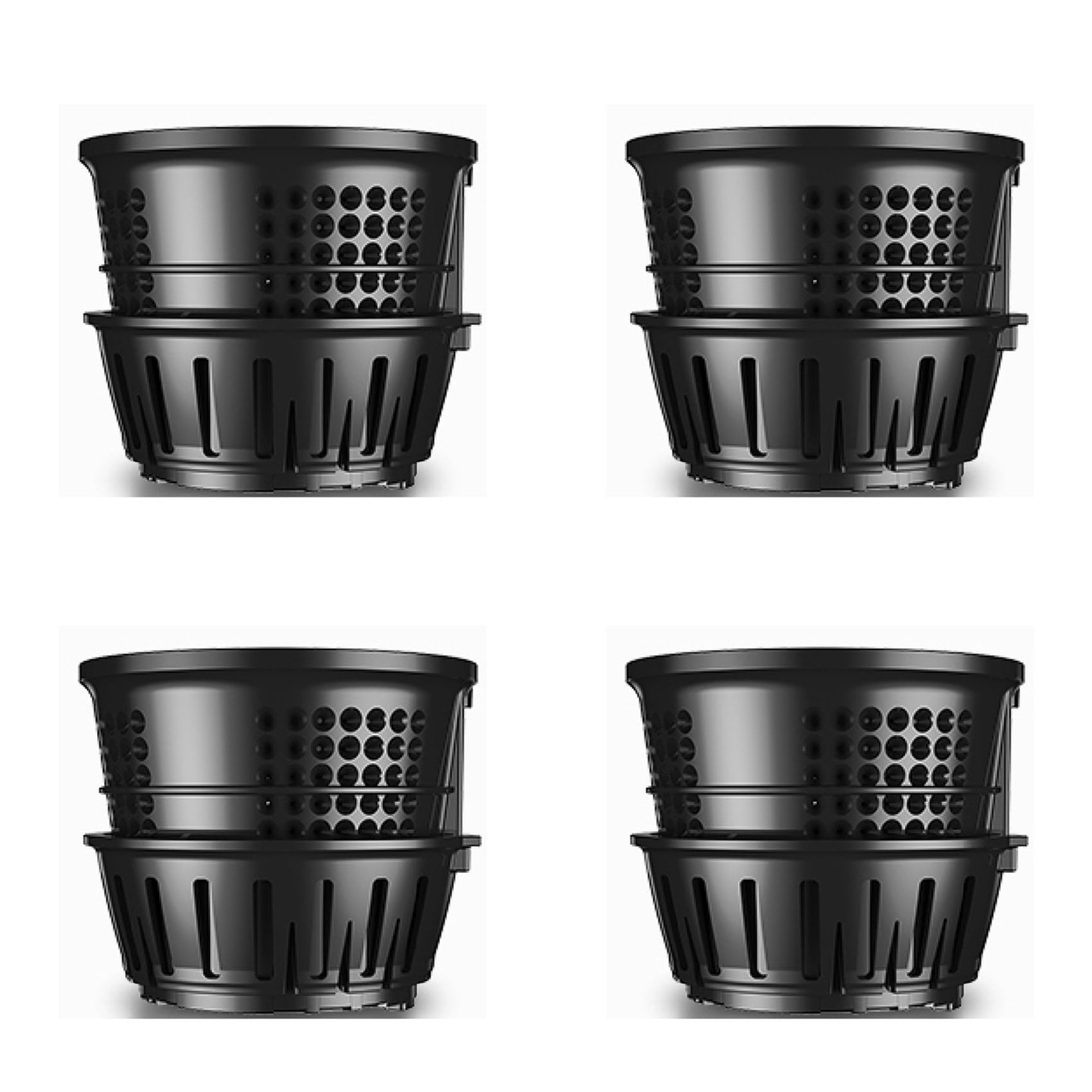 Hndhbfgrt 4X Combination Filter for Juicer, Juicer Accessories,Collect the Pomace