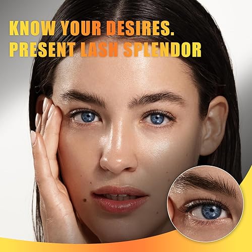 Miniatura 10 de EHSZM BEAUTY(Mercurio) - Apariencia natural de aspecto Wispy de 0.394 in, 0.472 in, 0.551 in, 0.630 in (0.394-0.630 in), extensiones de pestañas