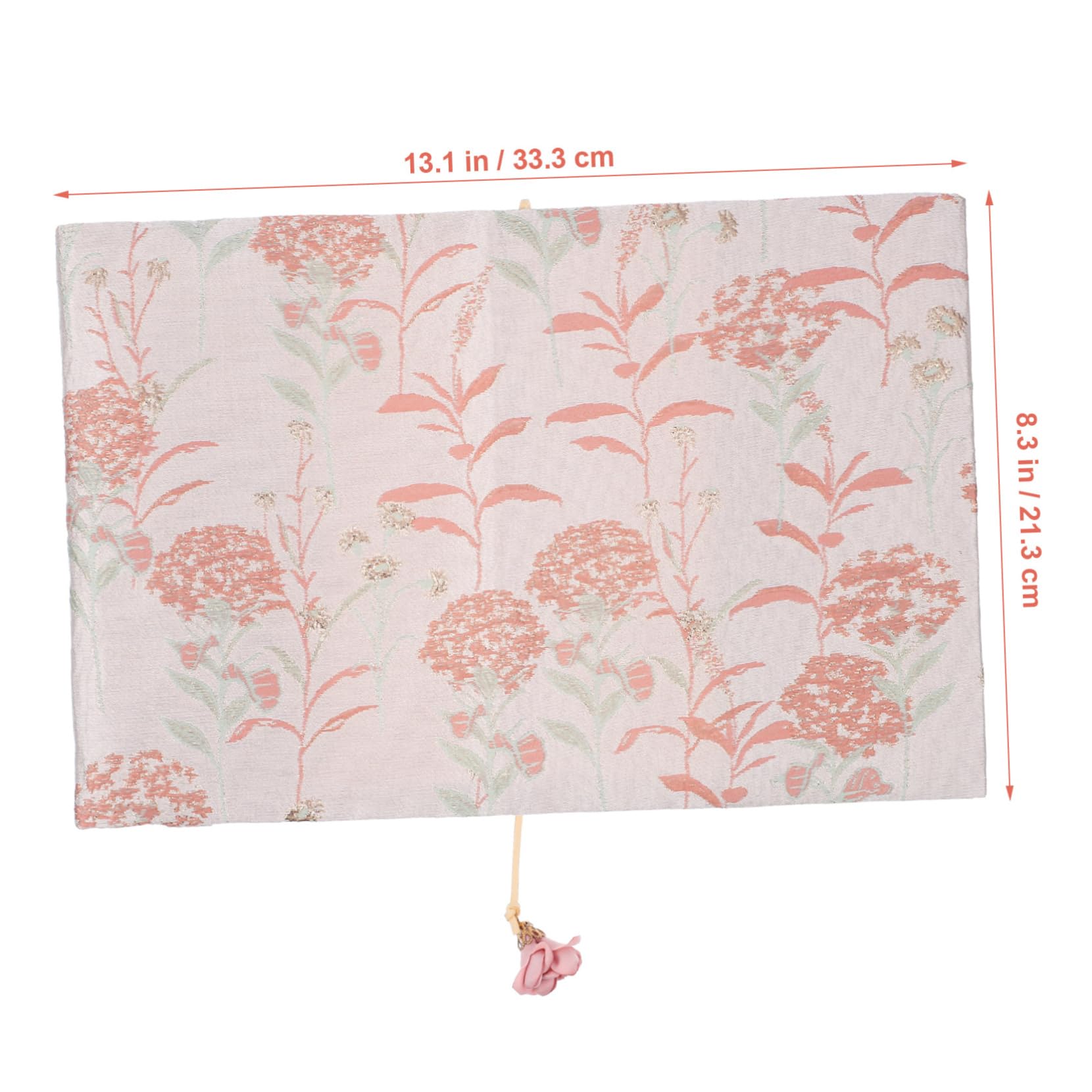 SHINEOFI 3piezas Funda De Libro Decorativa Marcador Práctico Protección Efectiva y Material De Tela Para Textos y Scrapbooks
