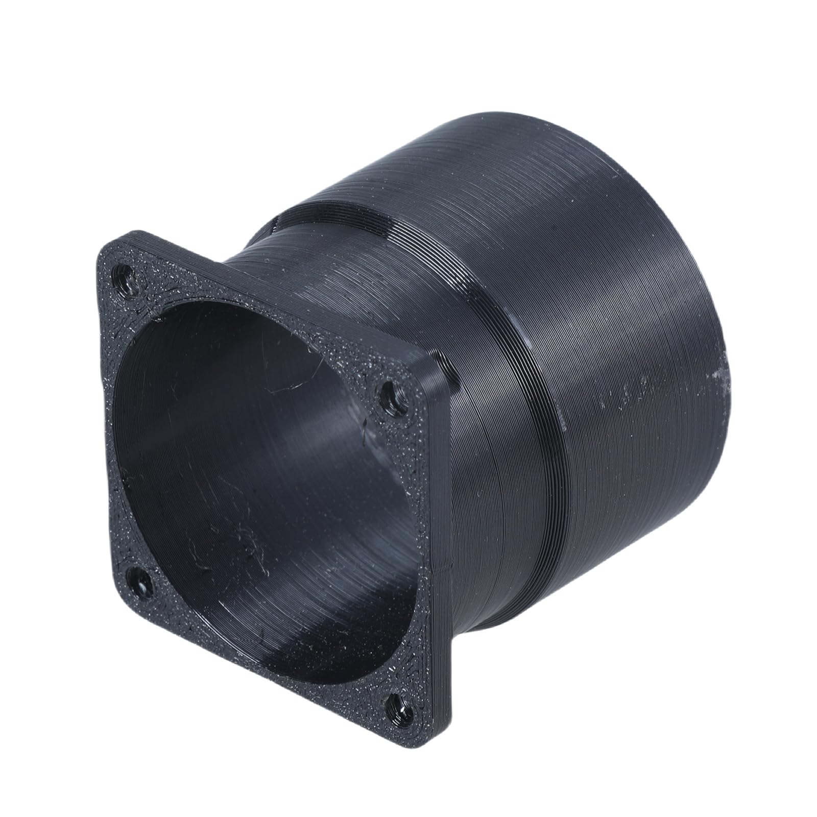 Duct Connectors Flange Inlet Fittings Straight Pipe Flange Ventilation Pipe for Heating Cooling Ventilation HVAC Duct