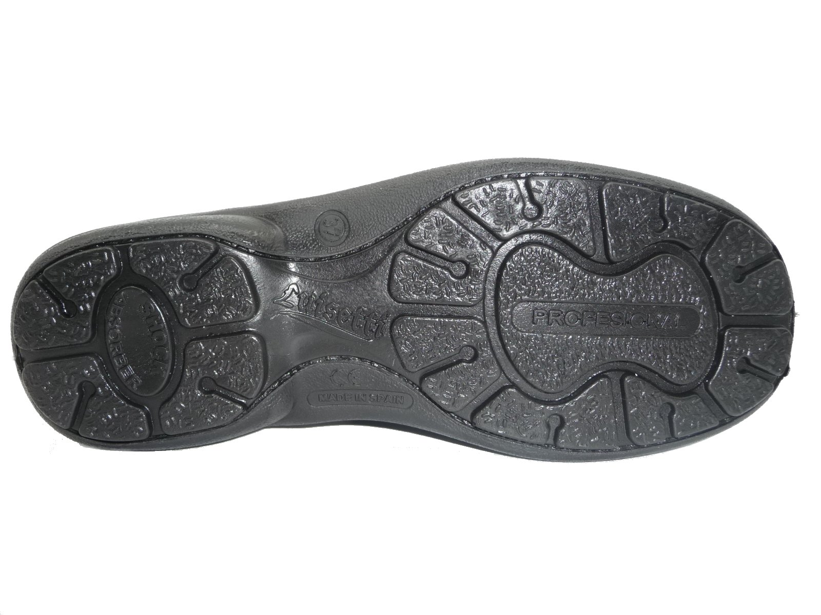 LUISETTI Berlin 0025 Zapato Sanitario Y HOSTELERIA Unisex-Adulto Negro