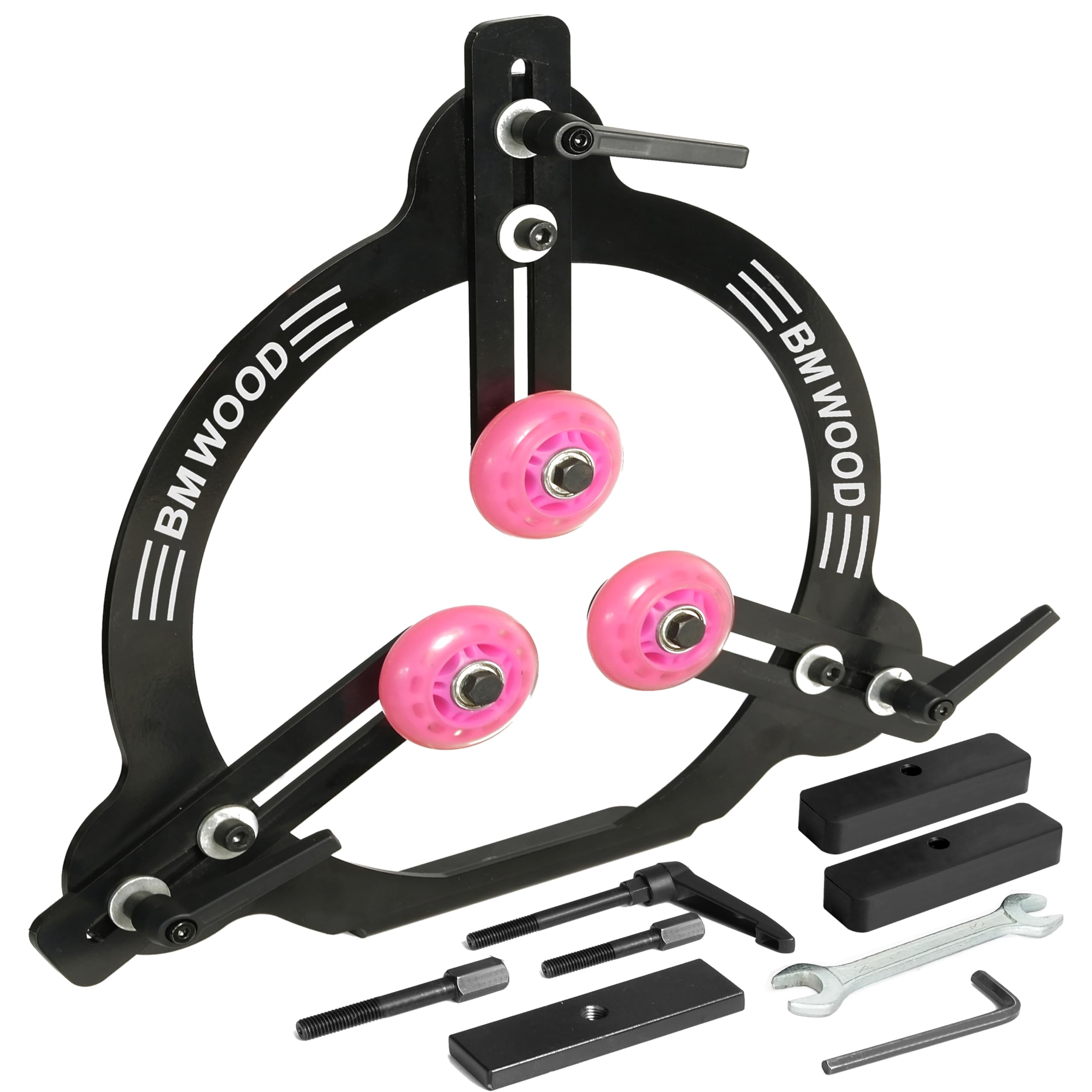 Woodturning Steady Rest MC-FS7 for 12inch,14inch and 16inch Swing Size Lathe for Spindle Woodturning.