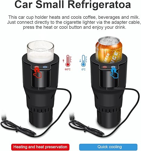 Miniatura 3 de Taza de café de viaje inteligente de 12 V24 V con control de temperatura para automóvilcamión, taza de viaje eléctrica con calefacción y