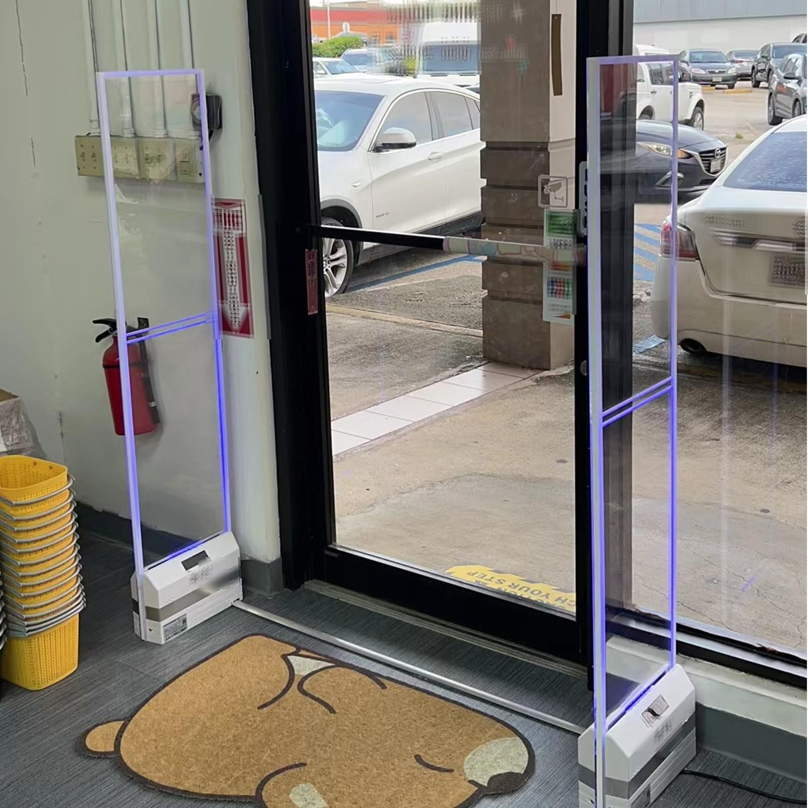Dispositif Antivol en Acrylique pour Commerces de Détail Système D'alarme Antivol Acoustomagnétique EAS Sensibilité Réglable avec Alarme Sonore et Visuelle pour Supermarchés, Magasins de Vêtements