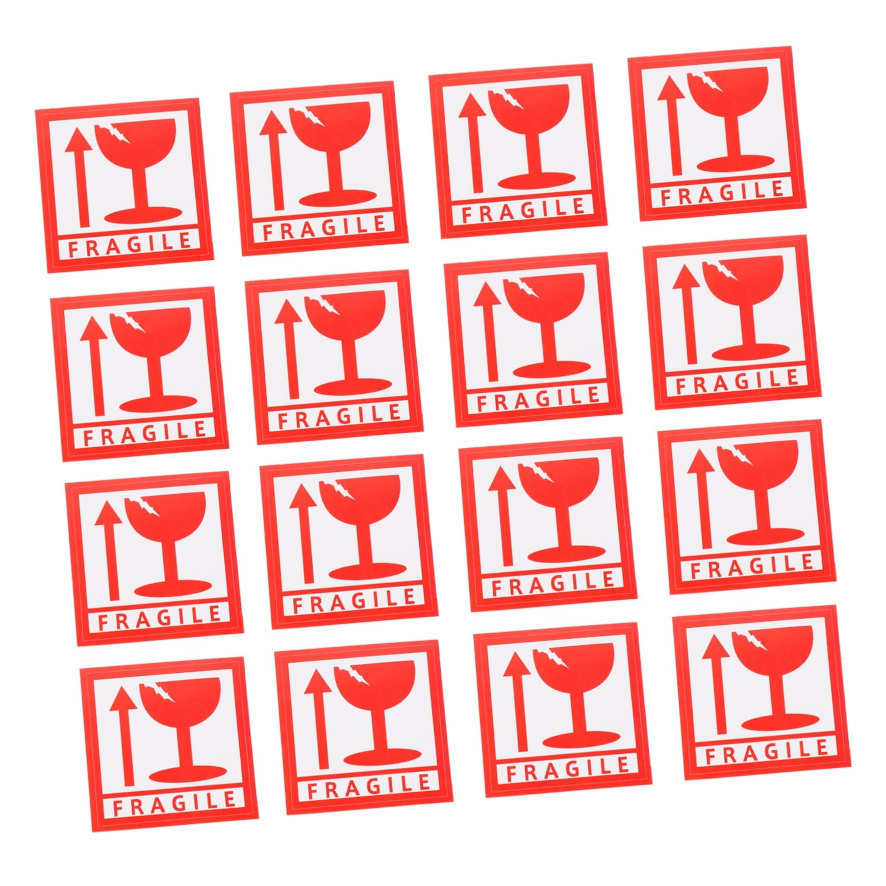 Hemobllo 1000 Autocollants Fragile en Cuivre pour Emballage, Étiquettes Légères à Manipuler avec Précaution, Autocollants D'avertissement pour Cartons de Transport