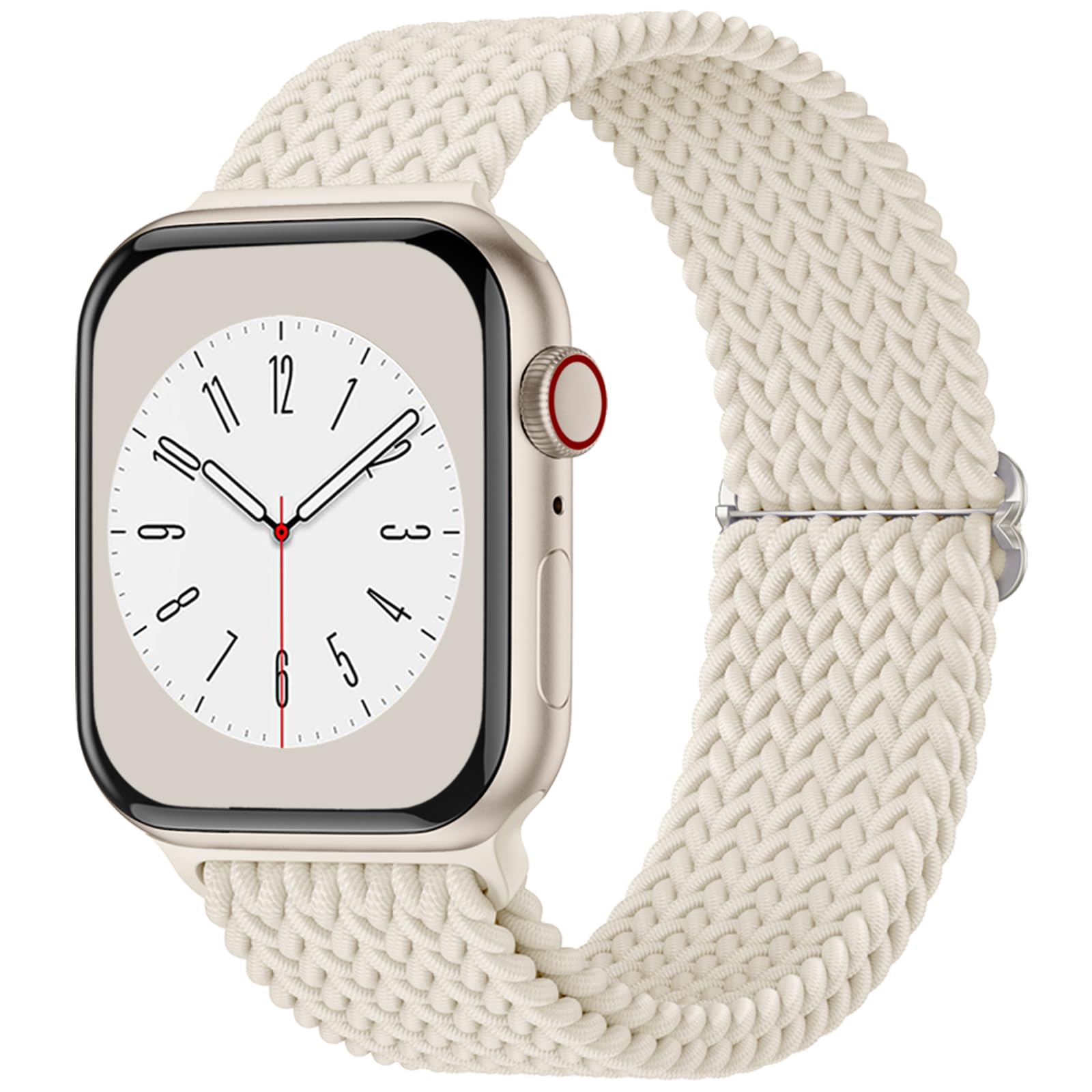 Upeak Braided Loop Compatible with Apple Watch Strap 49mm 45mm 44mm 42mm 41mm 40mm 38mm, Nylon Elastic Sport Replacement Band Compatible with Apple Watch Ultra 2 Series 9 8 7 6 5 4 3 2 1 SE Strap