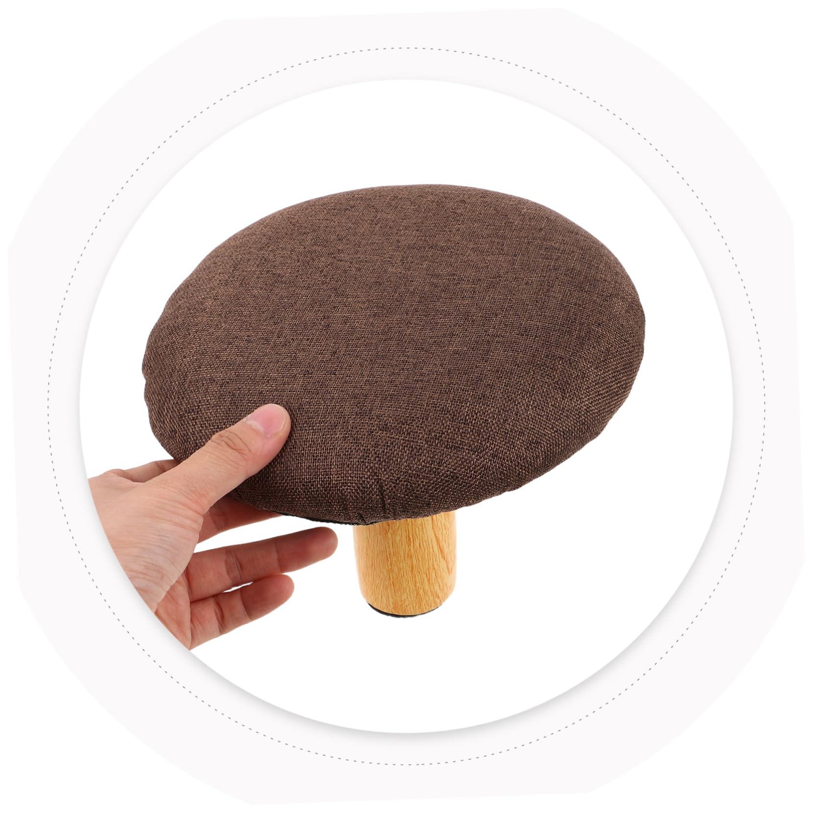 Gatuida Sgabello Inginocchiato Ergonomico in Legno Marrone per Postura