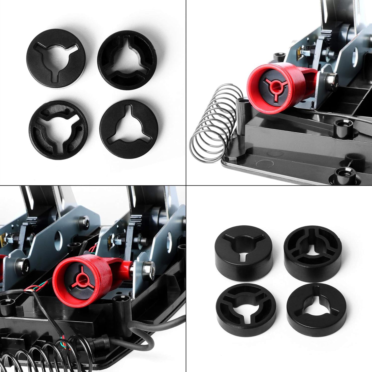 GNXfixt Kit de ressorts de pédale d'embrayage et d'accélérateur pour volant Logitech G25 G27 G29 G920, ensemble de ressorts pour pédale de frein à vide hydraulique