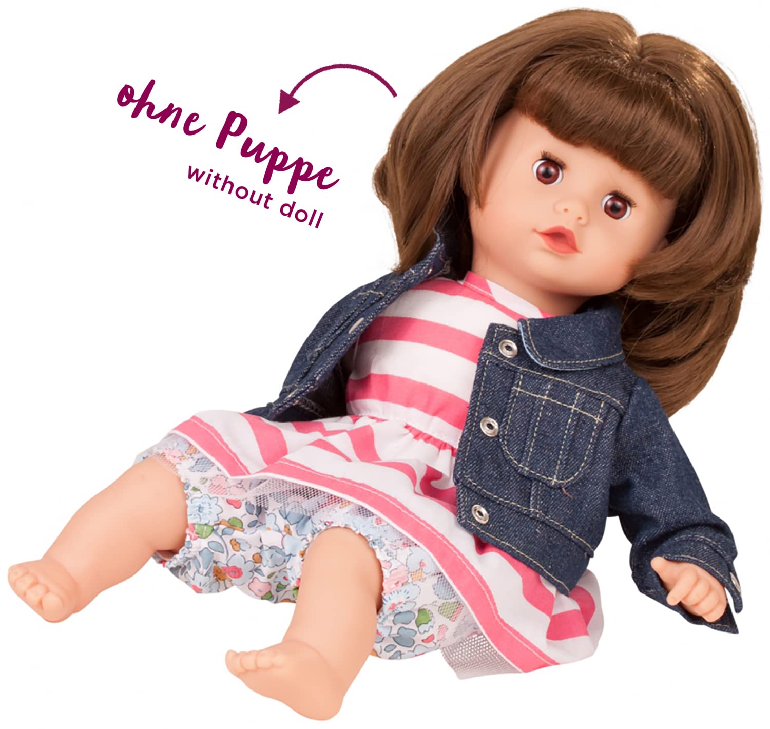 Götz 3402942 Porte-Ventre Pour Poupée Denim & Spots