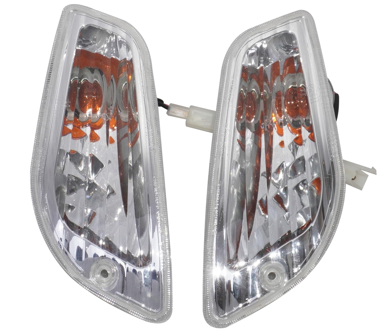 AEspares Set indicatori di direzione anteriori compatibili con Vespa LX LXV 50 125